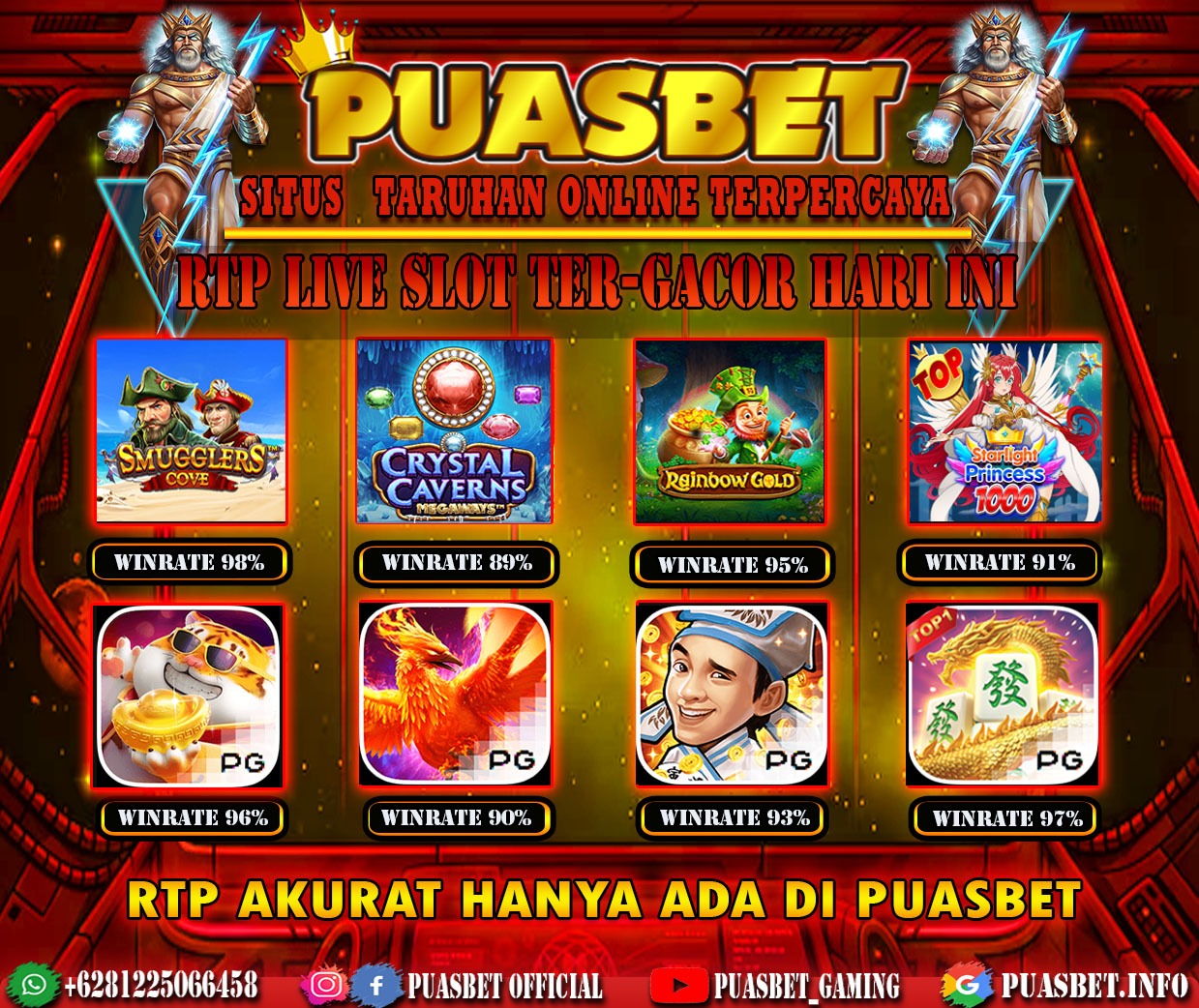 INFO SLOT GACOR PUASBET 03 NOV 2023