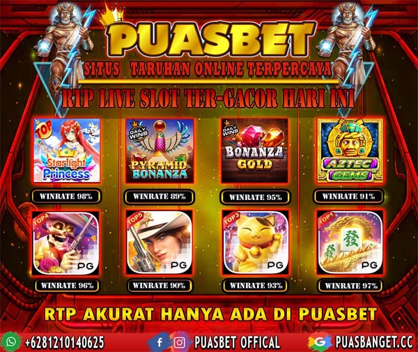 INFO SLOT GACOR PUASBET 04 NOV 2023