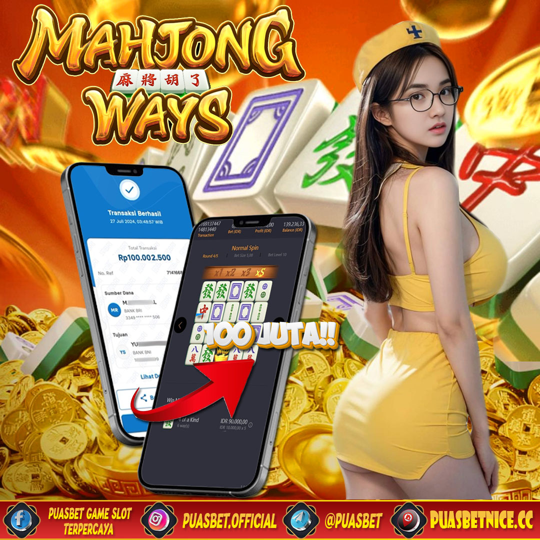 BUKTI WD PUASBET 27  JULI 2024 ( Mahjong Ways Pgsoft ) Rp 100,000,000 – LUNAS)