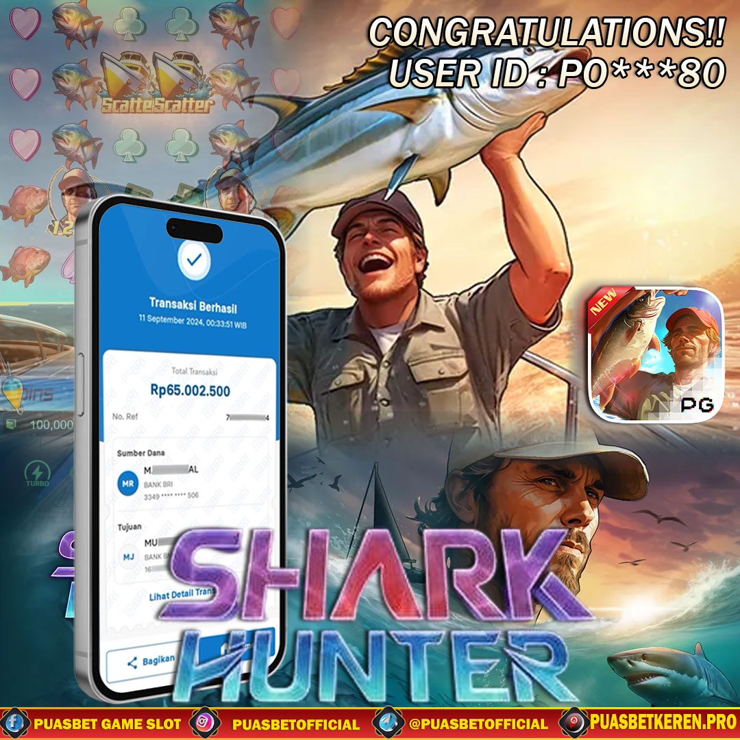 BUKTI WD PUASBET 11 SEPTEMBER 2024 ( Shark Bounty Pg Soft  ) Rp 65,000,000 – LUNAS)