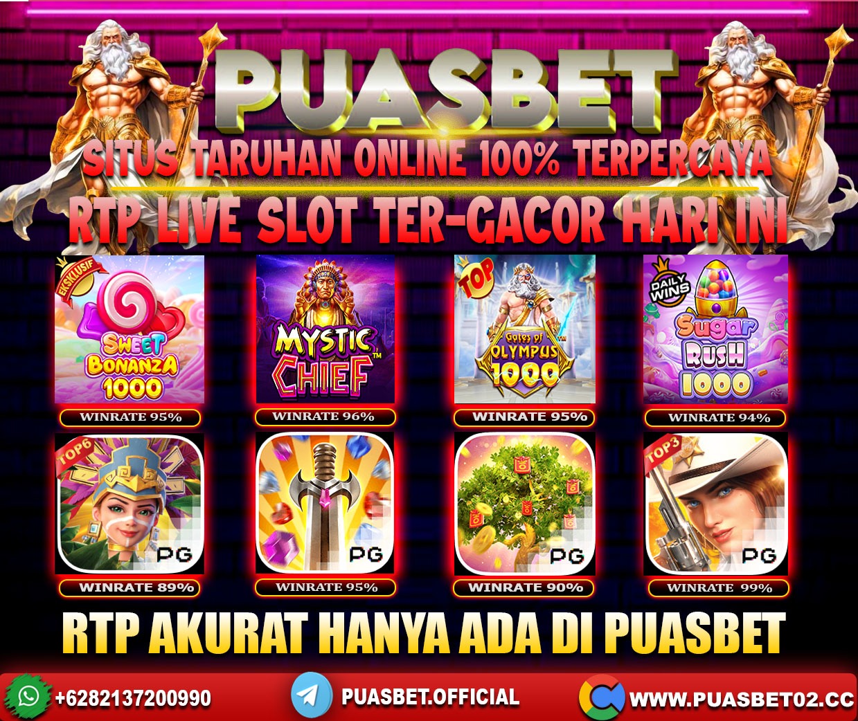 INFO SLOT GACOR PUASBET 27 MAY 2024