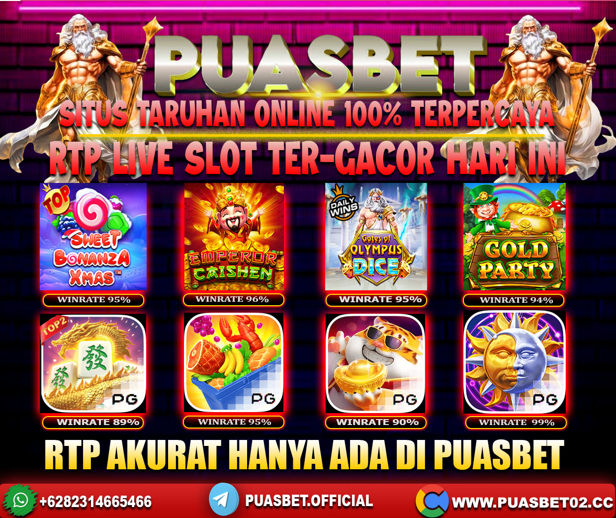 INFO SLOT GACOR PUASBET 22 MAY 2024